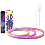 NH021 Impermeabile 3m TUYA WIFI Music Sync RGB Neon Rope Light