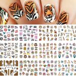 5pcs adesivi per nail art piccoli adesivi acchiappasogni freschi (BN2041-2052)