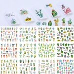 5pcs adesivi per nail art piccoli adesivi acchiappasogni freschi (BN1261-1272)