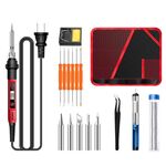ANENG SL102 17 pz/set Termostato Digitale Domestico Temperatura Costante Saldatore Set 60W Kit di Strumenti per Saldatura a Calore Interno(Spina USA)