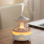 Umidificatore per aromaterapia UFO Water Drop Diffusore con telecomando silenzioso per desktop domestico, dimensioni: spina UK (bianco)