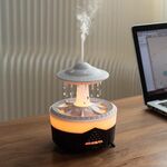 Umidificatore per aromaterapia UFO Water Drop Diffusore remoto silenzioso per desktop domestico, dimensioni: spina AU (nero)