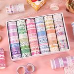 Set di 60 rotoli/set di nastri Washi da 1,5 cm x 2 m per materiali di scrapbooking e artigianato (sogno magico)