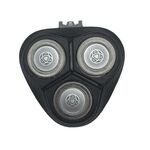 S2305 Testina rasoio per Philips S1015 S1121 S1131 S1332 S1133 S1211 (nero)