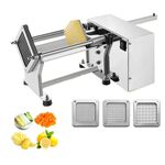 Tagliapatate elettrico per patate fritte commerciale da 60 W con spina americana a 3 lame