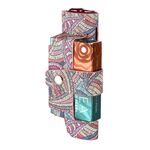 Per IQOS ILUMA i ONE Borsa portaoggetti portatile in PU per sigaretta elettronica anacardi (viola)