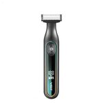 Rasoio elettrico a forma di T con display digitale USB VGR V-360 5W (verde)