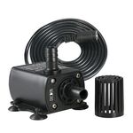 Pompa ad acqua per fontana a circolazione di acqua fredda senza spazzole micro solare DC12V, modello: QR50C
