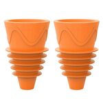 2 pz/scatola cattura mosche della frutta trappola per insetti zanzare che attirano strumenti per mosche (arancione)