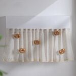 Parabrezza per condizionatore d'aria Anti-Direct Blow Parabrezza per bambini Tenda antipolvere, Modello: Orso Bruno