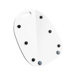 Tappetino antiscivolo in acrilico per frullatore Bimby TM5 TM6 (bianco)