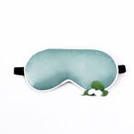 Maschera in seta UV per bambini con visiera parasole oscurante per bambini (verde)