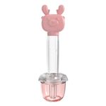 Alimentatore portatile per acqua e liquidi per bambini con contagocce per medicinali per bambini(rosa)