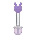 Alimentatore portatile per acqua e liquidi per bambini con contagocce per medicinali per bambini(Viola)