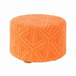 Coprisgabello universale elasticizzato all-inclusive, protezione antipolvere per sedili domestici, stile: arancione rotondo