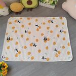Pannolino per bambini, materasso per il periodo mestruale femminile, stile: panda arancione (70 x 100 cm)