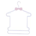 Appendiabiti in plastica per bambini Negozio di abbigliamento per bambini Appendiabiti per neonati (rosa)