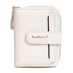 Portafoglio corto da donna con cerniera multi-slot per carte modello Lychee N1915 Baellerry (albicocca latte)