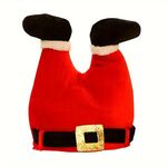 Forniture per decorazioni per feste a forma di cappello a forma di gamba con pantaloni da ballo di Natale (uomo anziano)