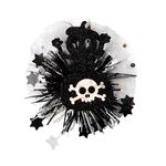 Fermagli per capelli di Halloween, accessori per capelli, gioielli per feste per bambini, stile: sacchetto di caramelle scheletro