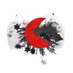 Fermagli per capelli di Halloween Accessori per capelli Bambini Festa Travestimenti Gioielli, Stile: Pipistrello Luna Rossa