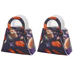 2 pezzi/confezione fai da te Halloween Candy Bag Bambini Dress-Up Feltro Regalo Borsa (Pillole fantasma zucca)