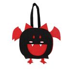 Halloween Feltro Candy Bag Festa Costume Borsa Tridimensionale, Colore: Pipistrello Carino