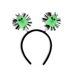 Accessori per capelli horror di Halloween, fascia luminosa, oggetti di scena luminosi per feste, colore: fantasma