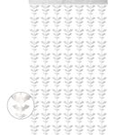 Halloween decorativo pipistrello stringa bandiera tenda porta festa scena layout Props (argento)