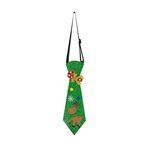 Natale Bambini Cartone Animato Cravatte Festa di Natale Prestazioni Costume Props, Colore: Verde Alce