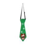 Natale Bambini Cartone Animato Cravatte Festa di Natale Prestazioni Costume Props, Colore: Testa di alce verde