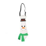 Natale Bambini Cartone Animato Cravatte Festa di Natale Prestazioni Costume Props, Colore: Sciarpa Pupazzo di Neve