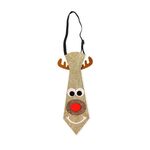 Natale Bambini Cartone Animato Cravatte Festa di Natale Prestazioni Costume Props, Colore: Sorriso Alce