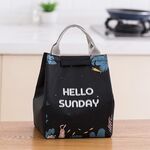 Borsa termica per il pranzo, borsa frigo per picnic, borsa per alimenti, grande capacità, isolata, stile: coniglietto con grandi occhi