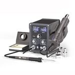 BAKU BA-898A+ Stazione di saldatura 2 in 1 Stazione ad aria calda Temperatura regolabile Spina USA 110 V