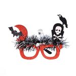 Decorazione per feste di Halloween, occhiali, costumi in maschera, teschio, lapide