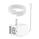 Innovator Group Pompa erogatrice di acqua per animali domestici USB 5V Pompa per acqua DC senza spazzole silenziosa Micro Drenaggio automatico + tubo da 2 m