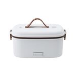 A12 12V Doppio voltaggio per uso domestico in auto Lunch Box elettrico Rivestimento in acciaio inossidabile Bento Box riscaldante plug-in (spina UK)