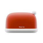 Portasapone portatile sigillato da viaggio Portasapone da bagno per uso domestico (rosso)