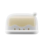 Portasapone portatile sigillato da viaggio Portasapone da bagno per uso domestico (bianco)