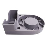 Per Stanley 40oz/30oz Tumbler Drain Rack con coperchio e porta cannuccia (grigio)