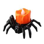 Lampada da tavolo decorativa notturna elettronica a LED con luce a forma di ragno di Halloween (luce calda)