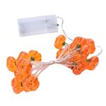 LED Halloween 3D zucca stringa luci bar negozio atmosfera scena layout lanterne decorative, stile: 20 LED sempre accesi (bianco caldo)