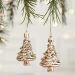 2 pezzi Decorazione Natalizia Albero di Natale Ciondolo Ornamento Appeso, Stile: Albero di Natale