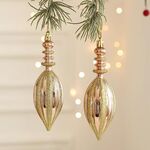 2 pezzi Decorazione Natalizia Albero di Natale Ciondolo Ornamento Appeso, Stile: Noci