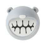 Portasciugamani a forma di orso, ganci per asciugamani da bagno, ferma straccio da cucina, strofinaccio, strofinaccio per lavare i piatti (grigio)
