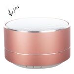 A10 Mini altoparlante portatile Bluetooth Bluetooth Mic & LED integrato, supporto chiamate a mani libere e scheda TF (oro rosa)