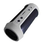 Custodia in silicone per altoparlante Bluetooth antiurto impermeabile XJB-J2 per JBL Charge 2+ (grigio)