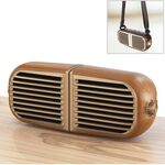 Oneder V8 Coppia di aspirazione magnetica Stereo Sound Box Altoparlante Bluetooth senza fili con cinturino, supporto vivavoce e scheda TF e unità AUX e USB (oro champagne)