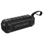 awei Y280 IPX4 Bluetooth Speaker Power Bank con bassi potenziati, microfono integrato, supporto FM / USB / TF Card / AUX (nero)